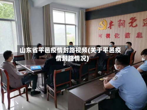 山东省平邑疫情封路视频(关于平邑疫情封路情况)-第2张图片