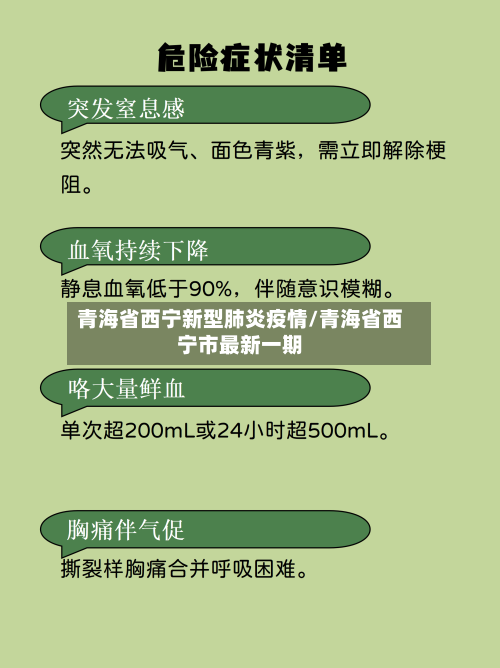青海省西宁新型肺炎疫情/青海省西宁市最新一期-第3张图片