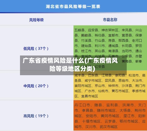 广东省疫情风险是什么(广东疫情风险等级地区分类)-第3张图片