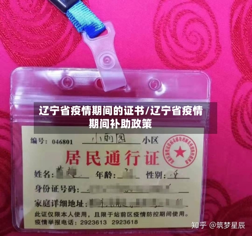辽宁省疫情期间的证书/辽宁省疫情期间补助政策-第1张图片