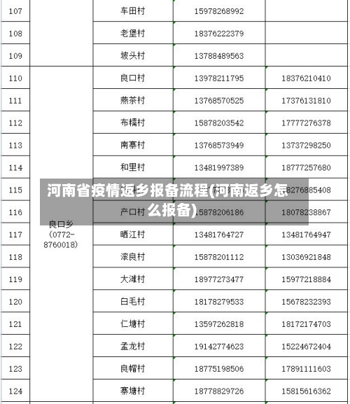 河南省疫情返乡报备流程(河南返乡怎么报备)-第2张图片