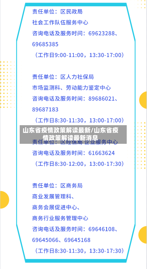 山东省疫情政策解读最新/山东省疫情政策解读最新消息-第1张图片