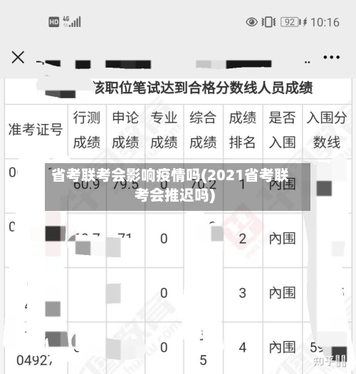 省考联考会影响疫情吗(2021省考联考会推迟吗)-第2张图片