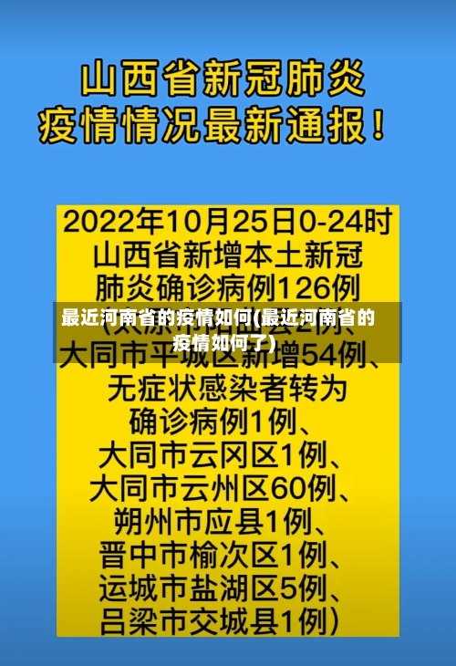 最近河南省的疫情如何(最近河南省的疫情如何了)-第2张图片