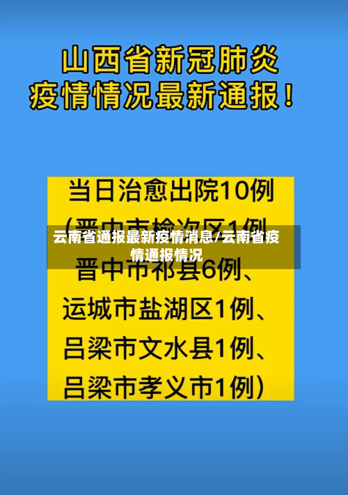 云南省通报最新疫情消息/云南省疫情通报情况-第1张图片
