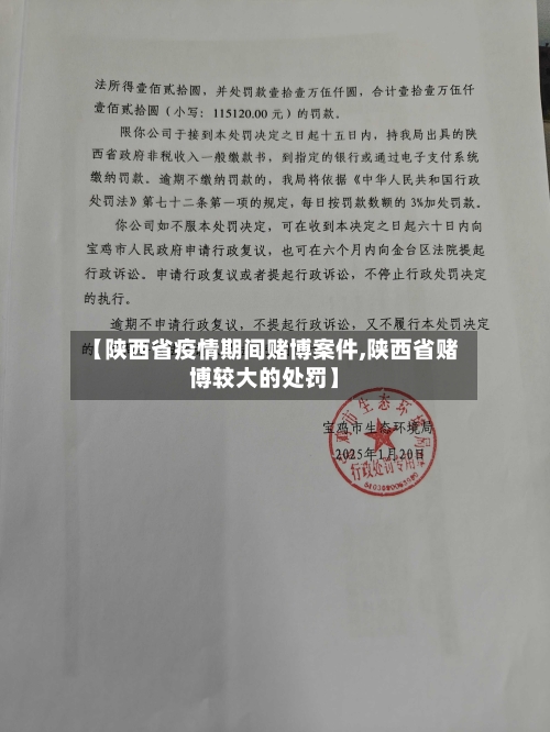 【陕西省疫情期间赌博案件,陕西省赌博较大的处罚】-第2张图片
