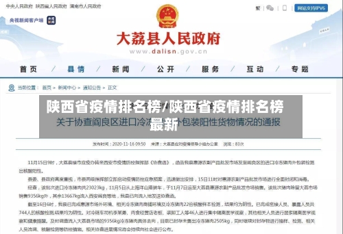 陕西省疫情排名榜/陕西省疫情排名榜最新-第1张图片