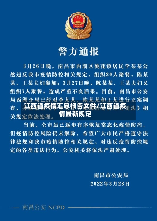 江西省疫情汇总报告文件/江西省疫情最新规定-第2张图片