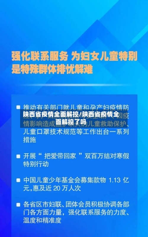 陕西省疫情全面解控/陕西省疫情全面解控了吗-第2张图片