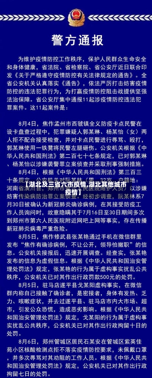 【湖北及三省六市疫情,湖北其他城市疫情】-第1张图片