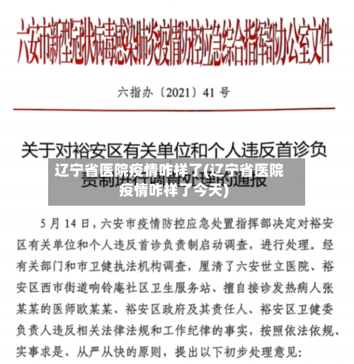 辽宁省医院疫情咋样了(辽宁省医院疫情咋样了今天)-第3张图片