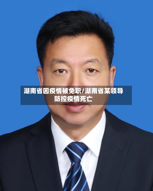 湖南省因疫情被免职/湖南省某领导防控疫情死亡-第2张图片