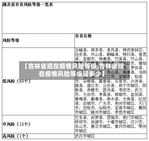 【吉林省现在疫情风险等级,吉林省现在疫情风险等级是多少】-第2张图片