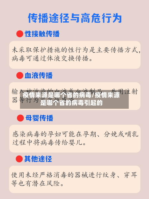疫情来源是哪个省的病毒/疫情来源是哪个省的病毒引起的-第1张图片