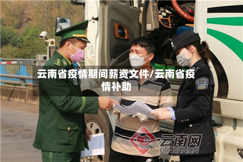 云南省疫情期间薪资文件/云南省疫情补助-第1张图片