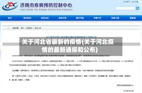 关于河北省最新的疫情(关于河北疫情的最新通报和公布)-第1张图片