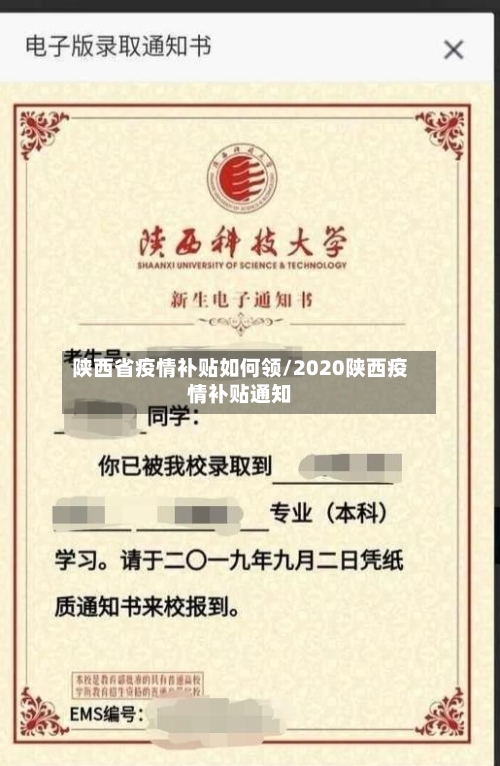 陕西省疫情补贴如何领/2020陕西疫情补贴通知-第1张图片