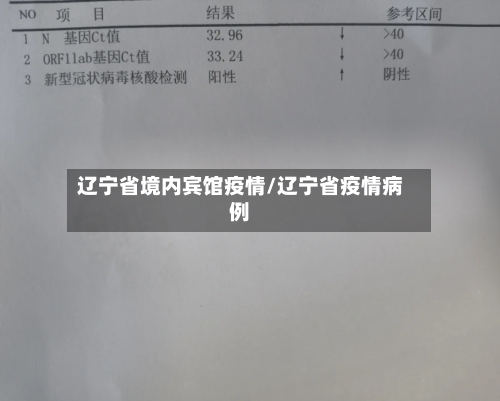辽宁省境内宾馆疫情/辽宁省疫情病例-第1张图片