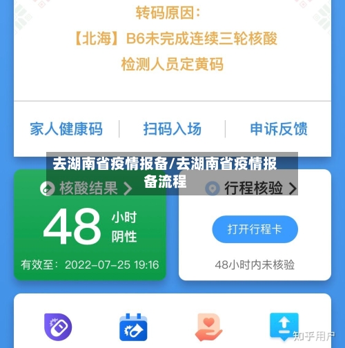 去湖南省疫情报备/去湖南省疫情报备流程-第1张图片