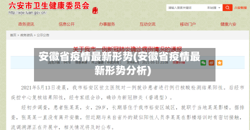 安徽省疫情最新形势(安徽省疫情最新形势分析)-第3张图片
