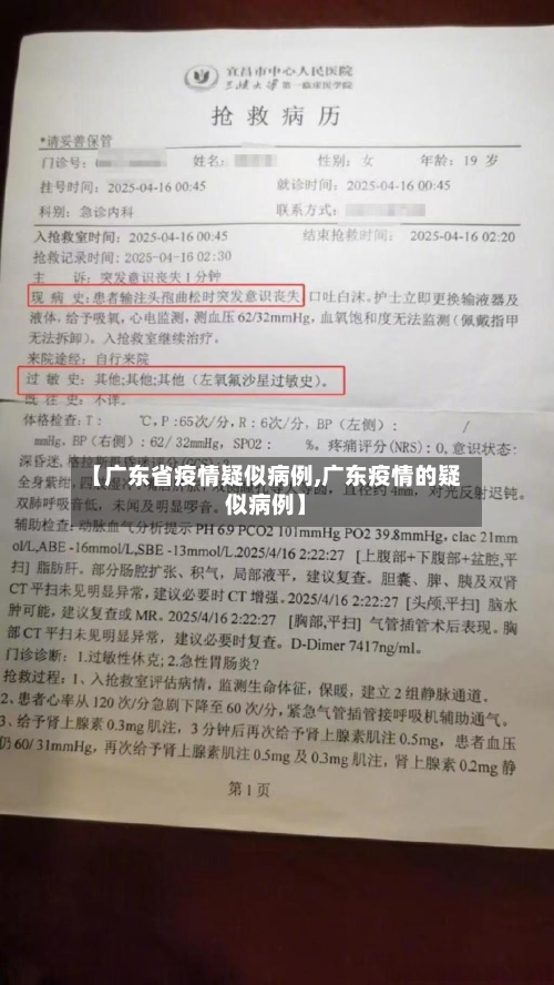 【广东省疫情疑似病例,广东疫情的疑似病例】-第1张图片