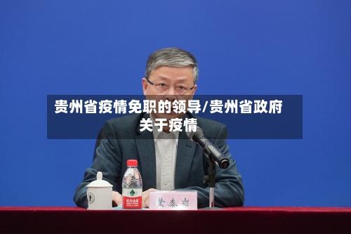贵州省疫情免职的领导/贵州省政府关于疫情-第2张图片