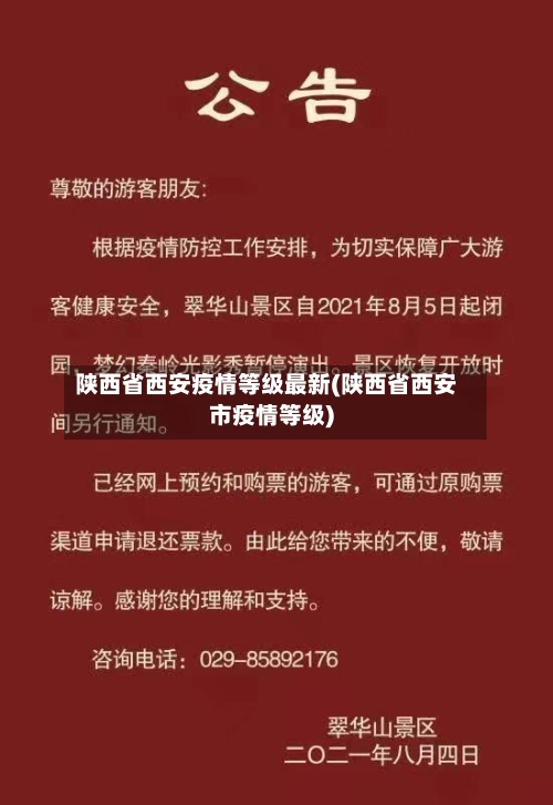 陕西省西安疫情等级最新(陕西省西安市疫情等级)-第2张图片