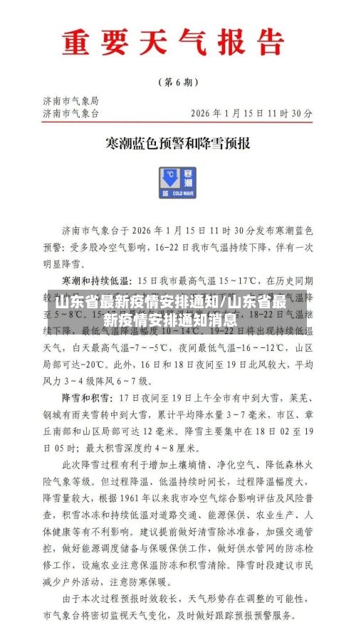 山东省最新疫情安排通知/山东省最新疫情安排通知消息-第3张图片