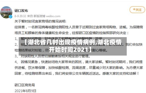 【湖北省几时出现疫情病例,湖北疫情开始时间2021】-第1张图片