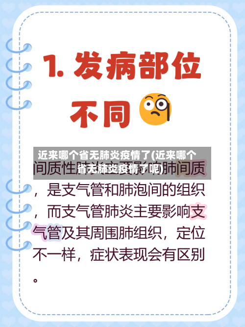 近来哪个省无肺炎疫情了(近来哪个省无肺炎疫情了呢)-第2张图片
