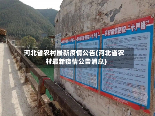 河北省农村最新疫情公告(河北省农村最新疫情公告消息)-第1张图片