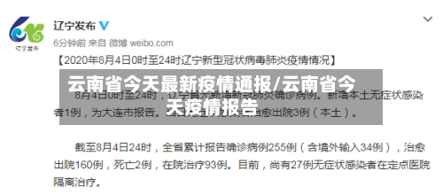 云南省今天最新疫情通报/云南省今天疫情报告-第2张图片