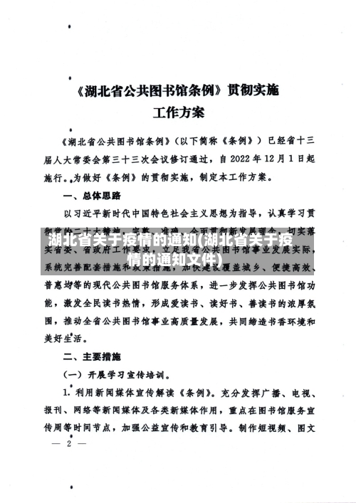湖北省关于疫情的通知(湖北省关于疫情的通知文件)-第1张图片