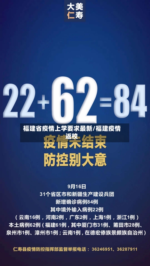 福建省疫情上学要求最新/福建疫情返校-第1张图片