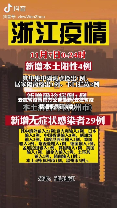 安徽省疫情官方公告最新(安徽省疫情通报最新消息)-第1张图片
