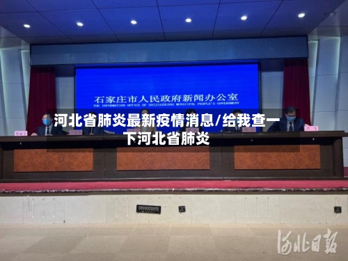 河北省肺炎最新疫情消息/给我查一下河北省肺炎-第1张图片