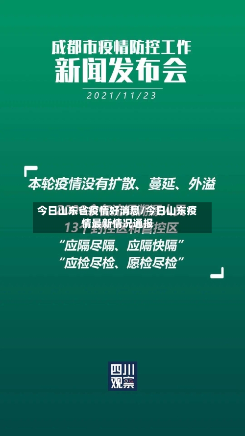今日山东省疫情好消息/今日山东疫情最新情况通报-第3张图片