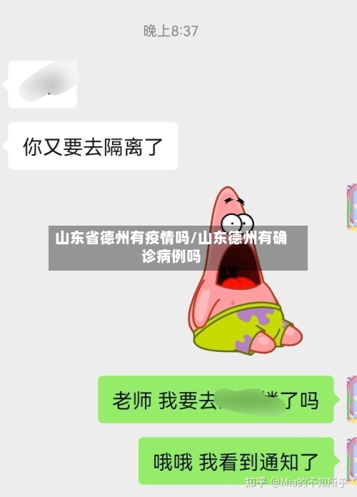 山东省德州有疫情吗/山东德州有确诊病例吗-第2张图片