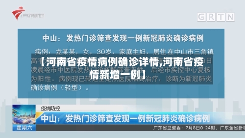 【河南省疫情病例确诊详情,河南省疫情新增一例】-第2张图片