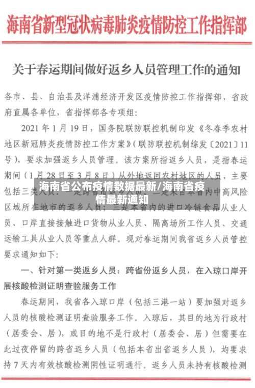 海南省公布疫情数据最新/海南省疫情最新通知-第2张图片