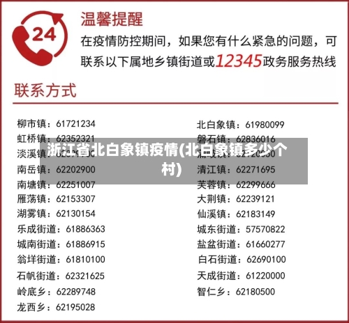 浙江省北白象镇疫情(北白象镇多少个村)-第2张图片