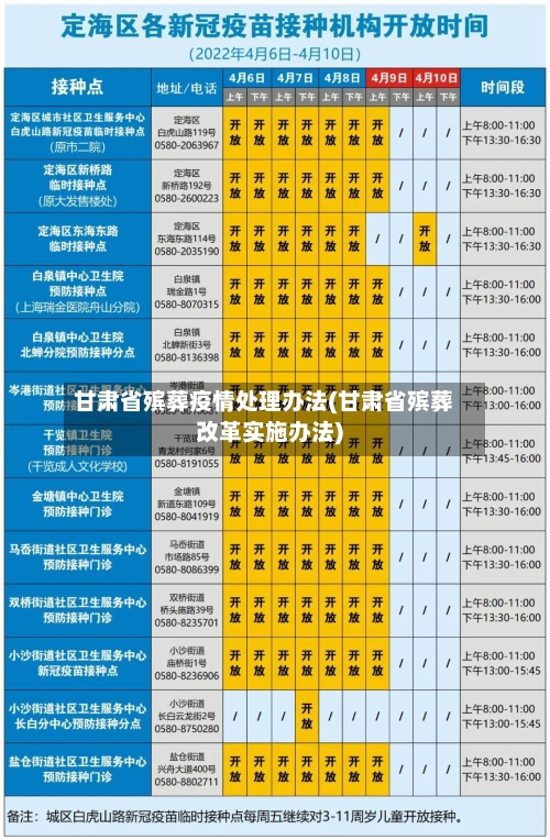 甘肃省殡葬疫情处理办法(甘肃省殡葬改革实施办法)-第1张图片