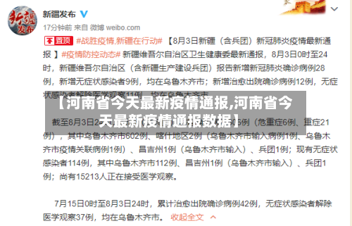 【河南省今天最新疫情通报,河南省今天最新疫情通报数据】-第1张图片