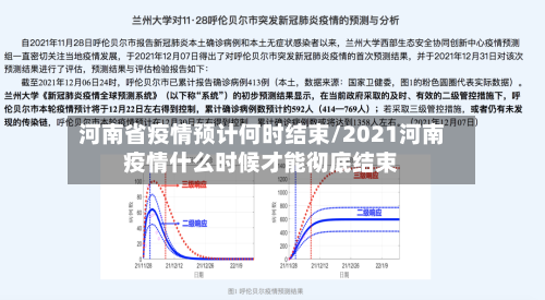 河南省疫情预计何时结束/2021河南疫情什么时候才能彻底结束-第2张图片