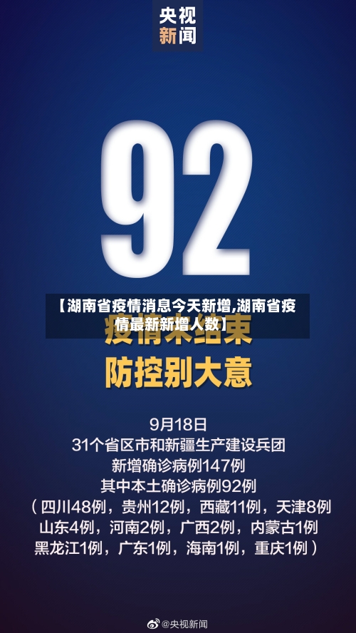 【湖南省疫情消息今天新增,湖南省疫情最新新增人数】-第1张图片