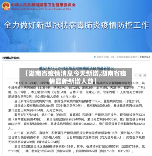 【湖南省疫情消息今天新增,湖南省疫情最新新增人数】-第2张图片