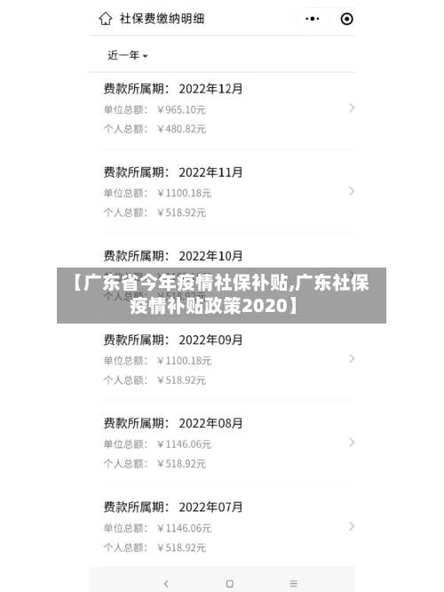 【广东省今年疫情社保补贴,广东社保疫情补贴政策2020】-第1张图片