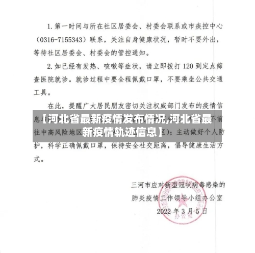 【河北省最新疫情发布情况,河北省最新疫情轨迹信息】-第1张图片
