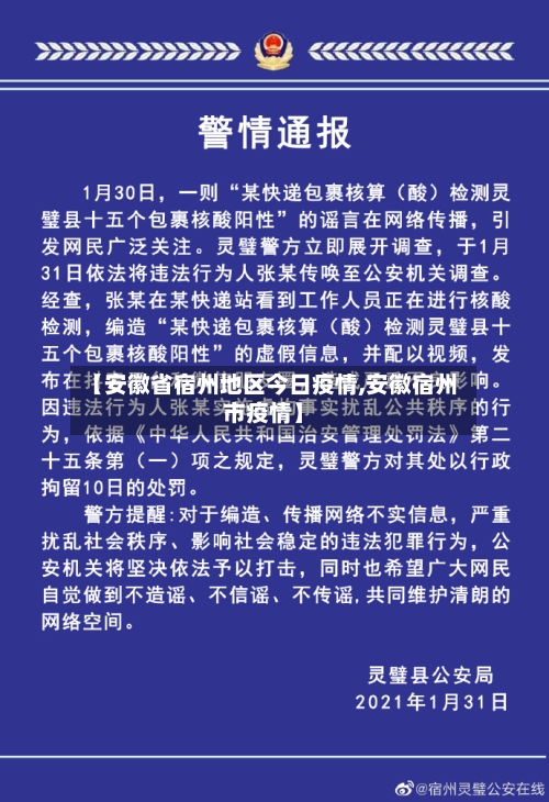 【安徽省宿州地区今日疫情,安徽宿州市疫情】-第1张图片