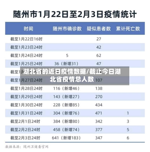 湖北省的近日疫情数据/截止今日湖北省疫情总人数-第3张图片